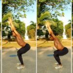 Man performing the full deep squat